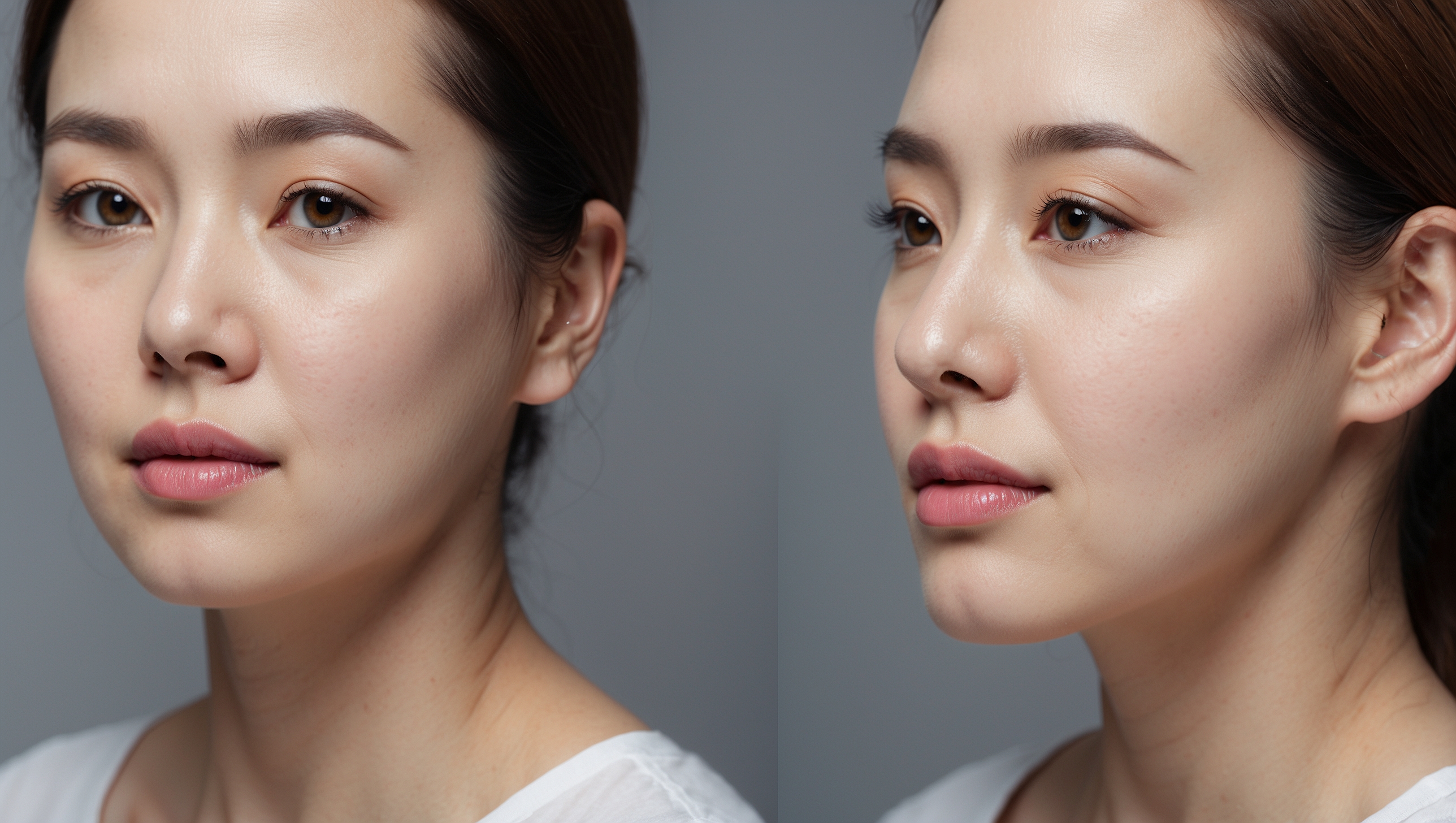Ultherapy before after results Seoul Korea skin lifting clinic